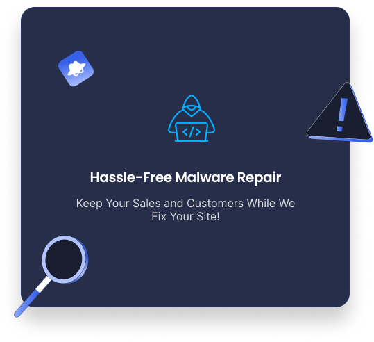 Fast malware removal for your website!