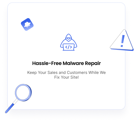 Fast malware removal for your website!